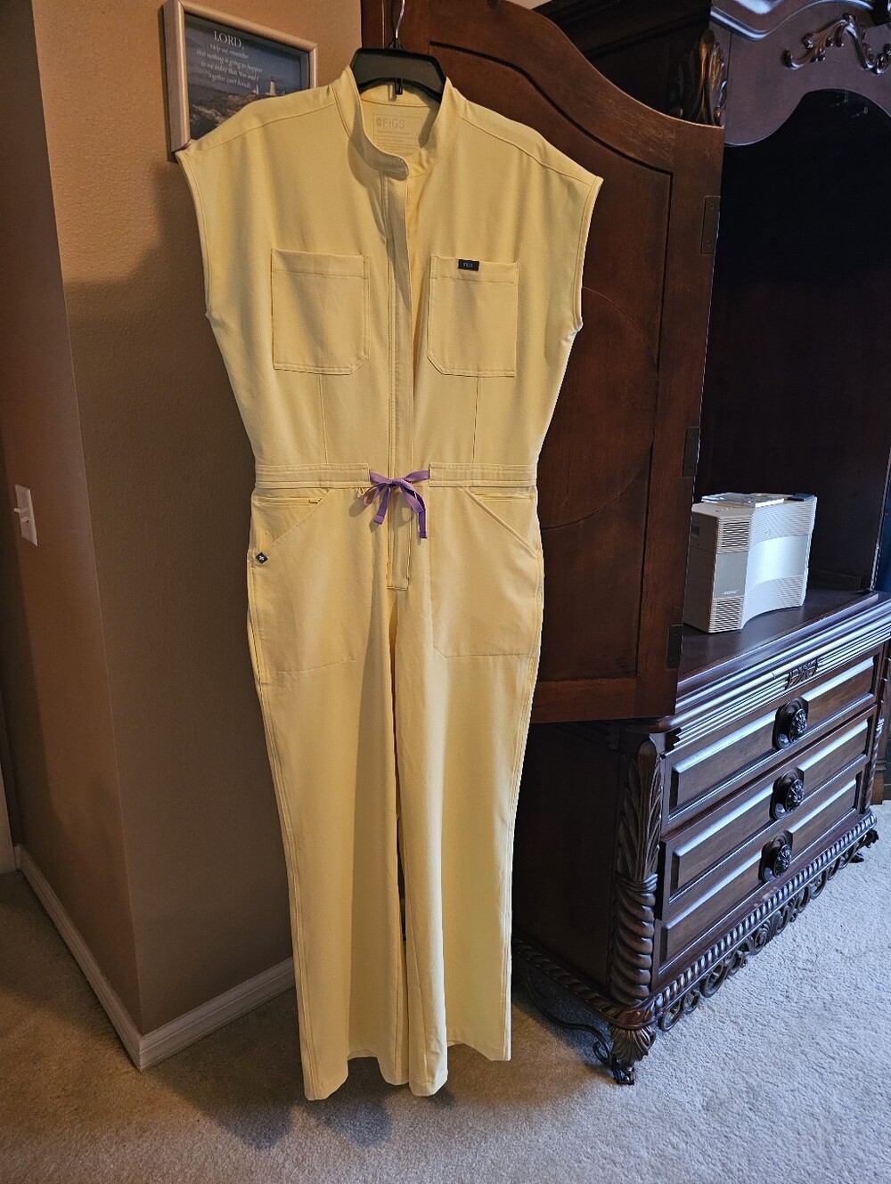 Figs Butter Yellow Jumpsuit